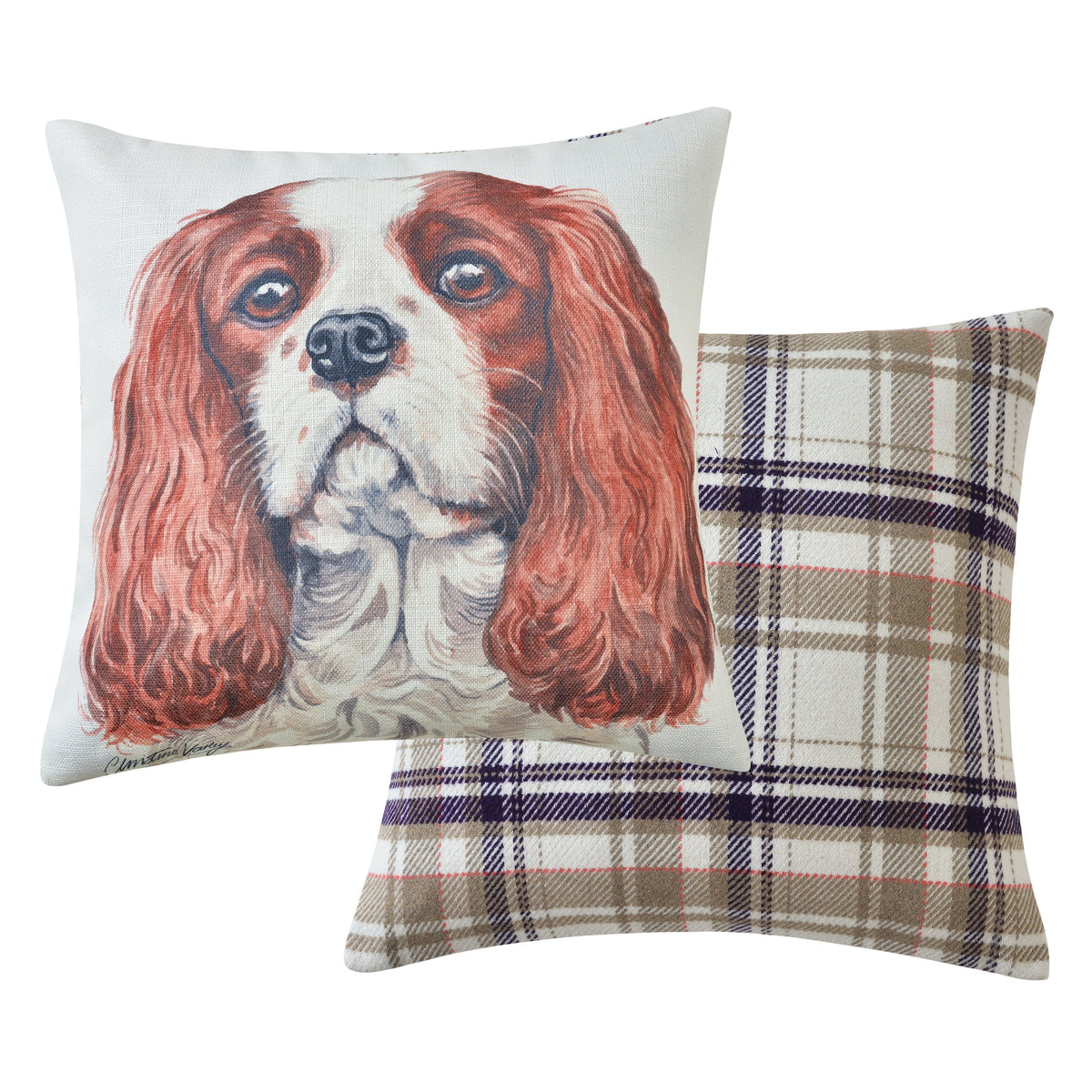 Cavalier King Charles Filled Seat Cushion