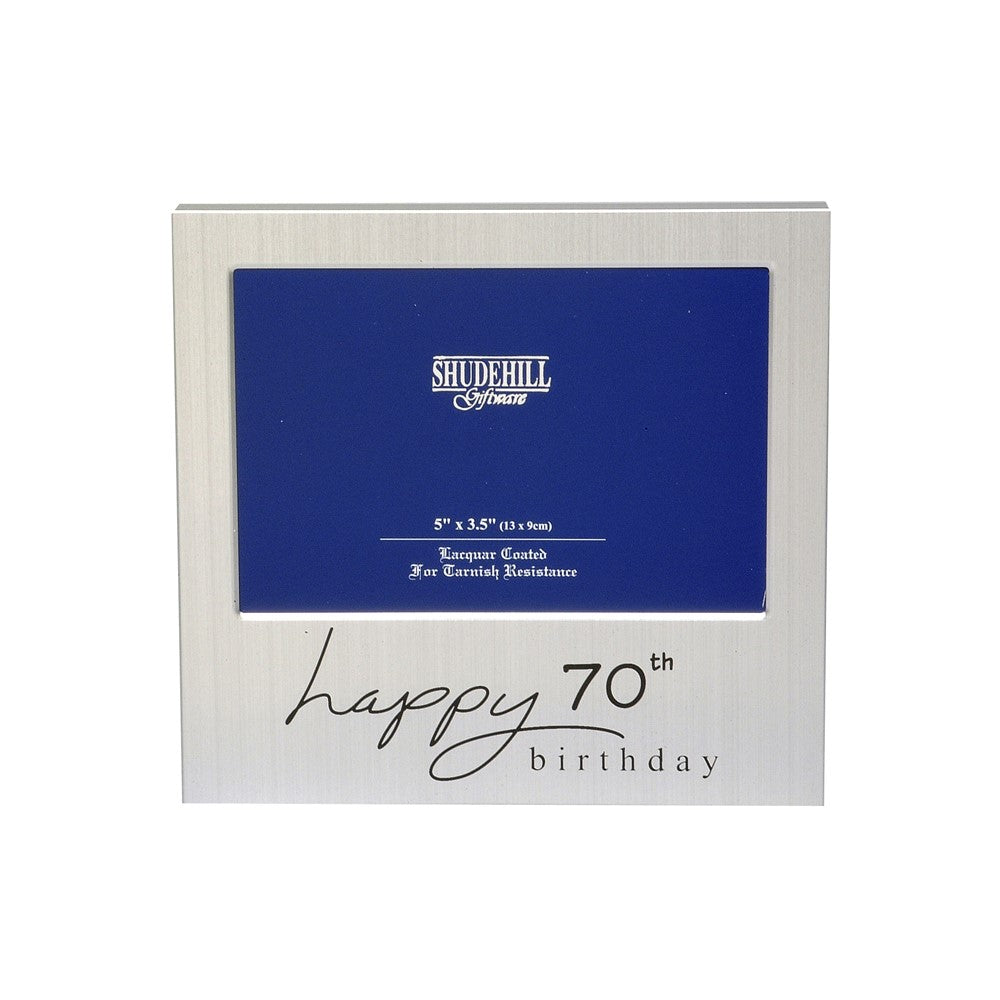 70th Birthday Photo Frame