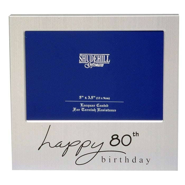 80th Birthday Photo Frame