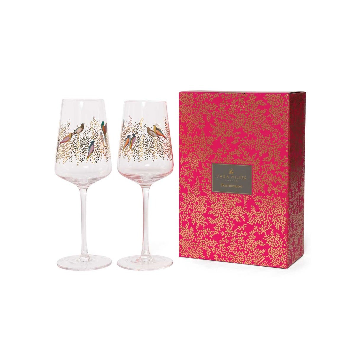 Sara Miller Chelsea Set of 2 Wine Glasses