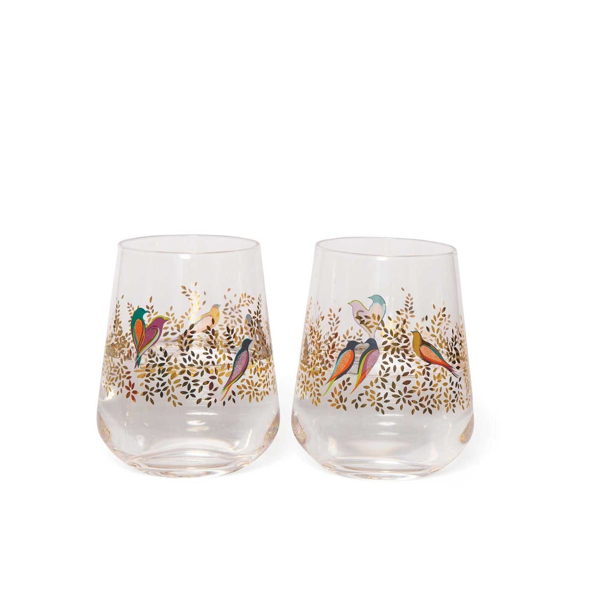 Sara Miller Chelsea Set of 2 Glass Tumblers