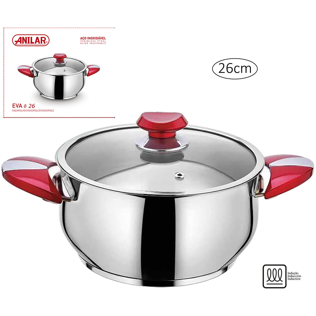 Stainless Steel Pot - 26cm