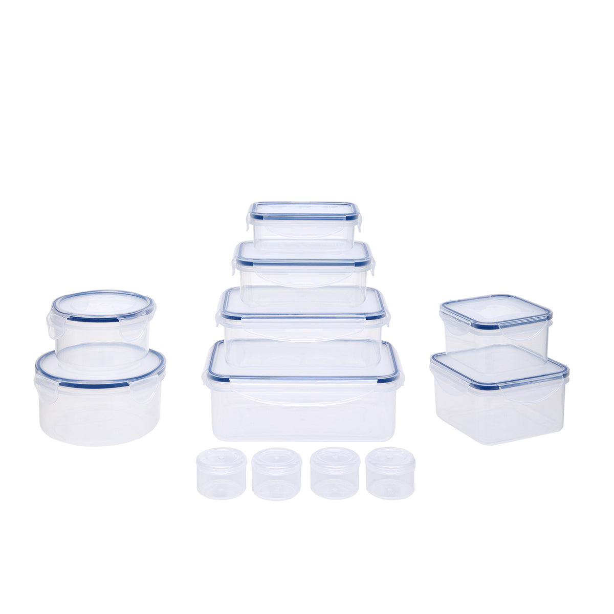 Twelve Piece Mixed Shape Food Storage Set