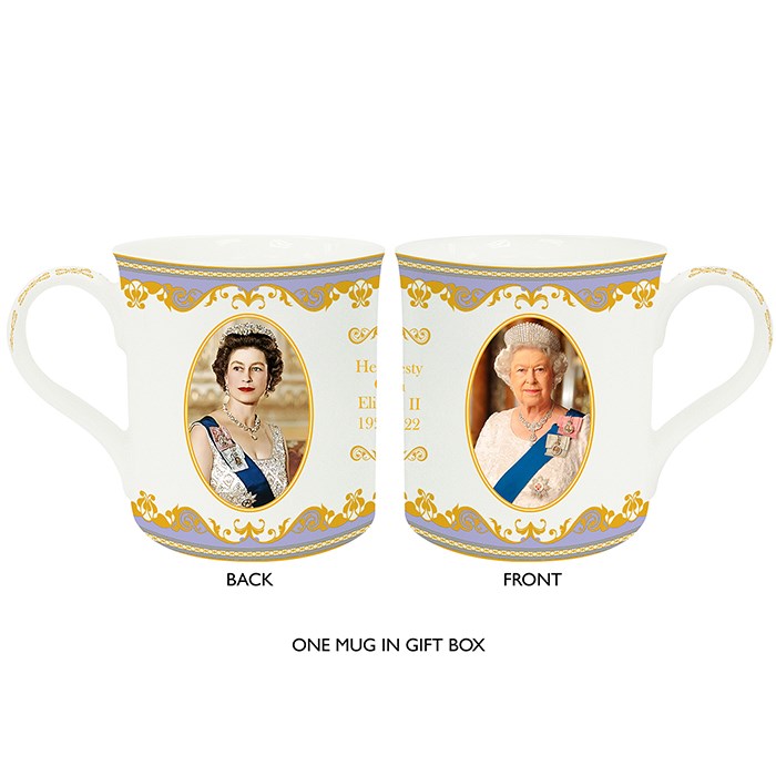 Queen Elizabeth II Fine China Mug