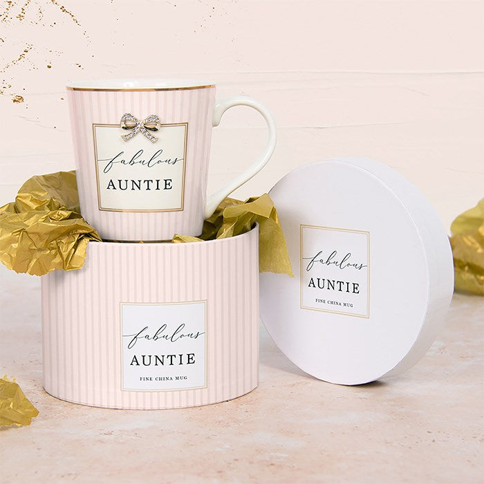 Fabulous Auntie Fine China Mug in Presentation Box