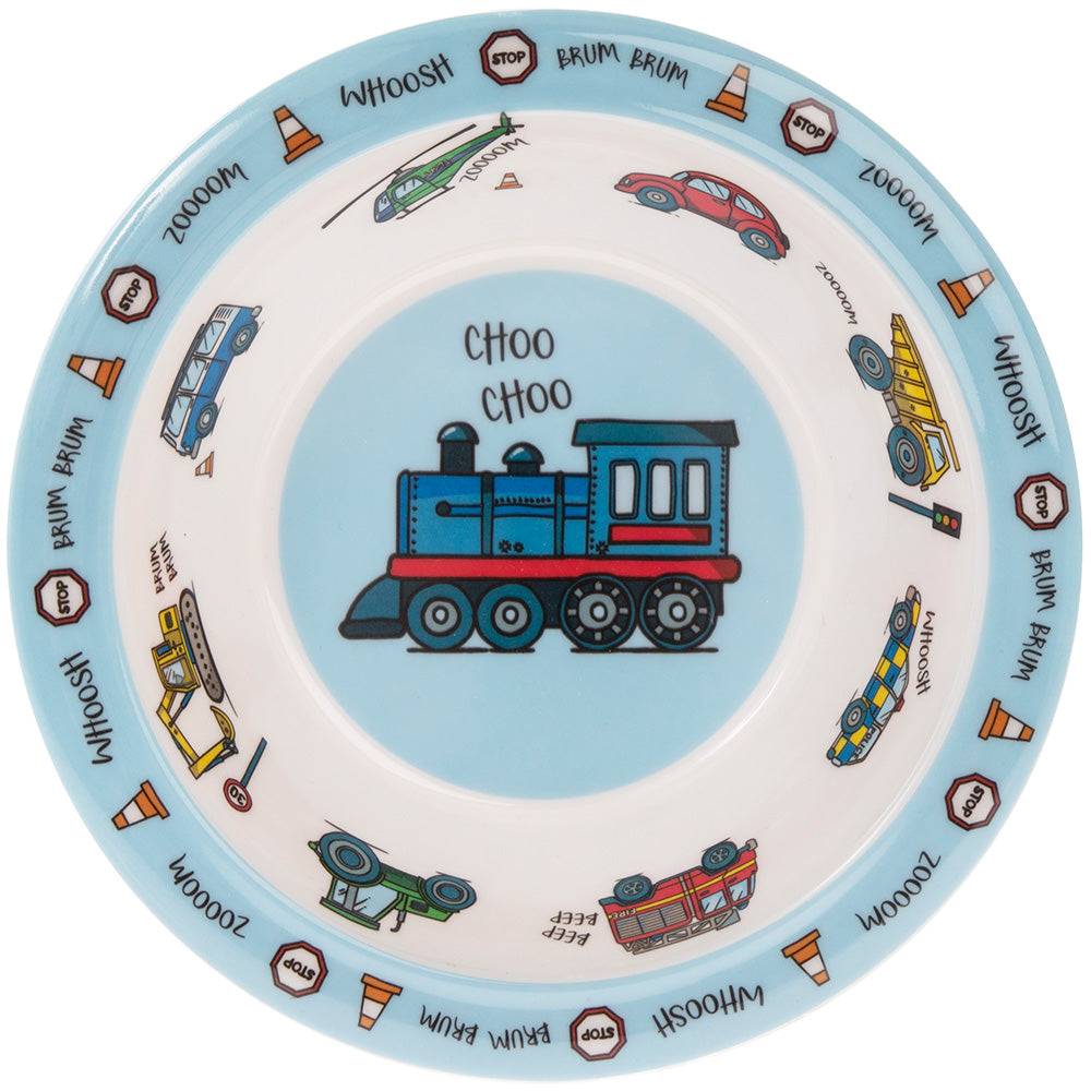 Vehicle Design Melamine Children&#39;s Bowl