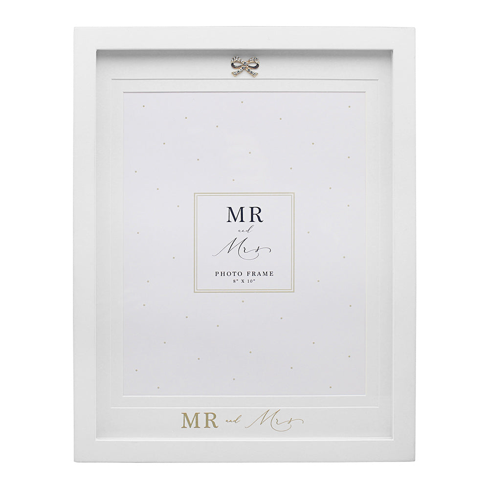 Mr &amp; Mrs White Photo Frame