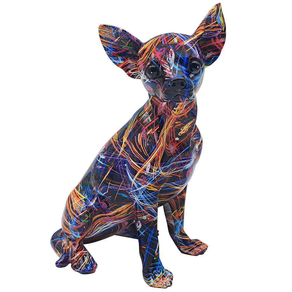 Multi-Coloured Chihuahua Figurine