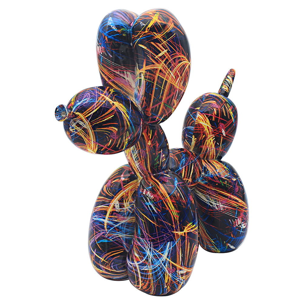 Multi-Coloured Balloon Dog Figurine - Large