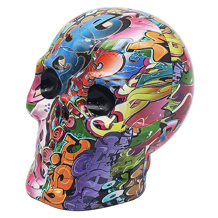 Graffiti Skull Money Box