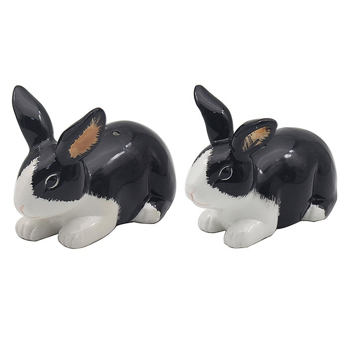 Rabbits Ceramic Salt and Pepper Set