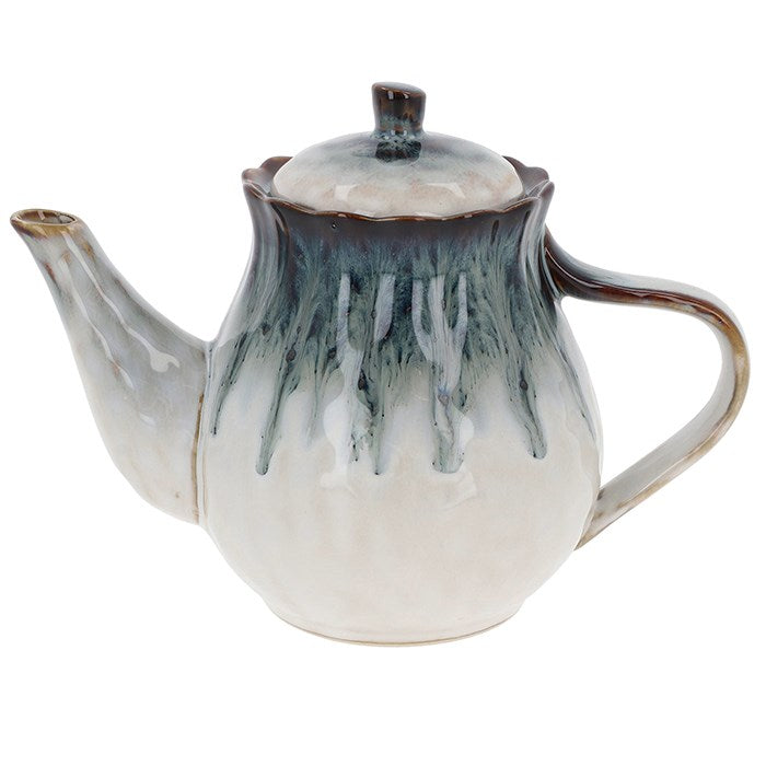 Reactive Glaze Blue Teapot