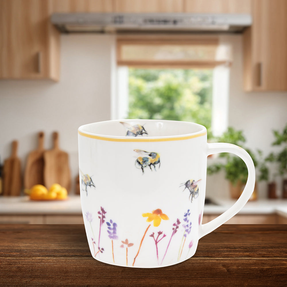 Busy Bees Fine China Mug