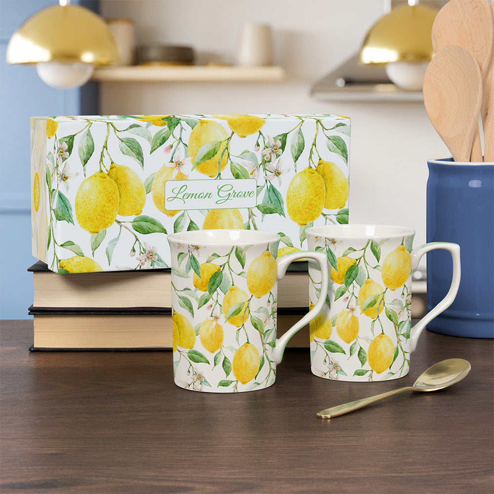 Lemon Grove Tea for Two Serving Set