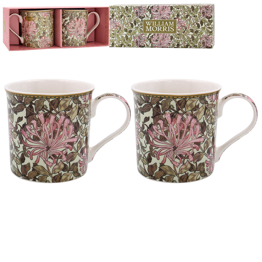 William Morris Honeysuckle Tea for 2 Serving Set