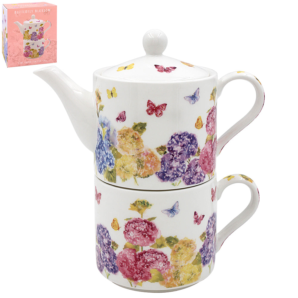 Butterfly Blossom Tea For One Set