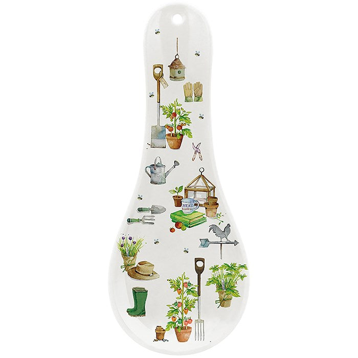 Green Fingers Design Spoon Rest