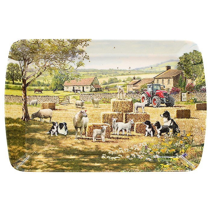 Collie &amp; Sheep Small Serving Tray