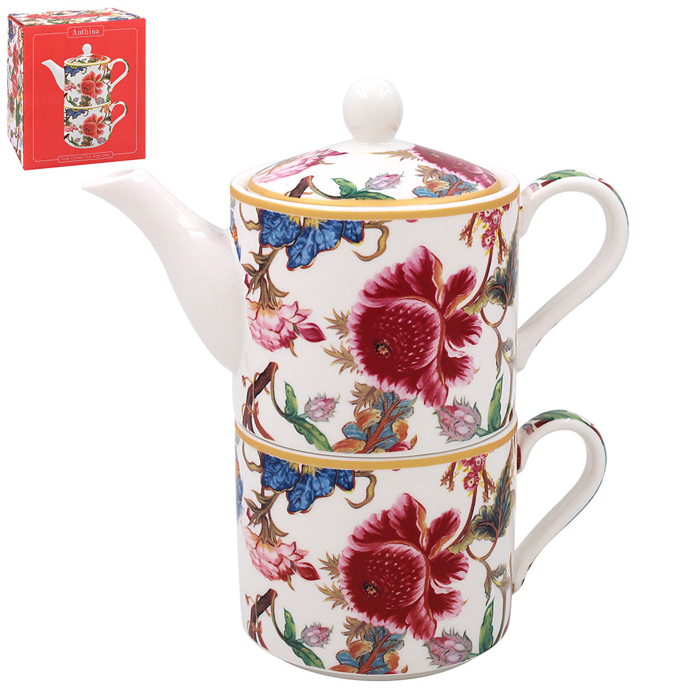 Anthina Design Fine China Tea for One