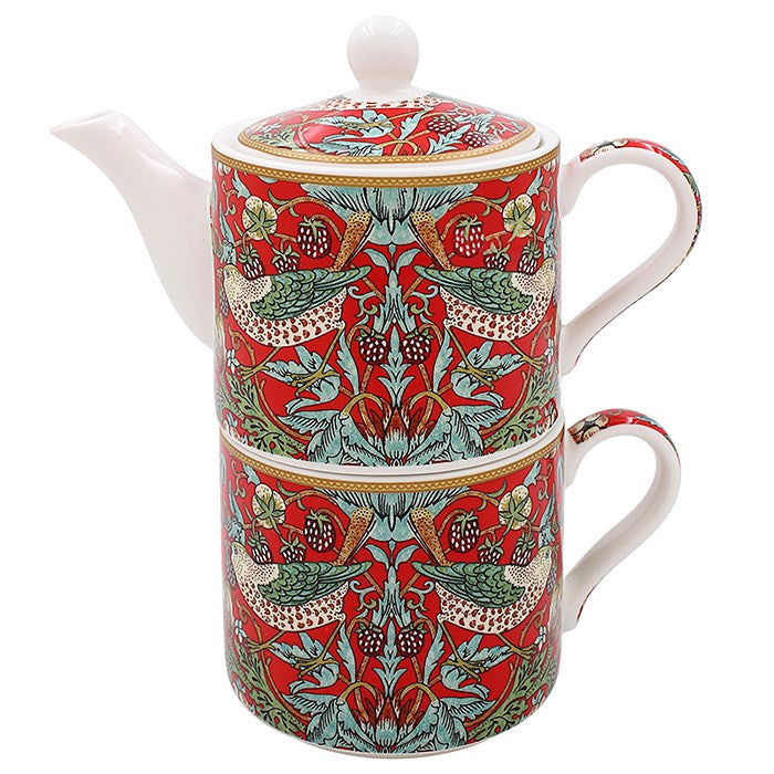 William Morris Strawberry Thief Tea For One Set