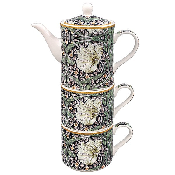 William Morris Midnight Pimpernel Tea For Two Set