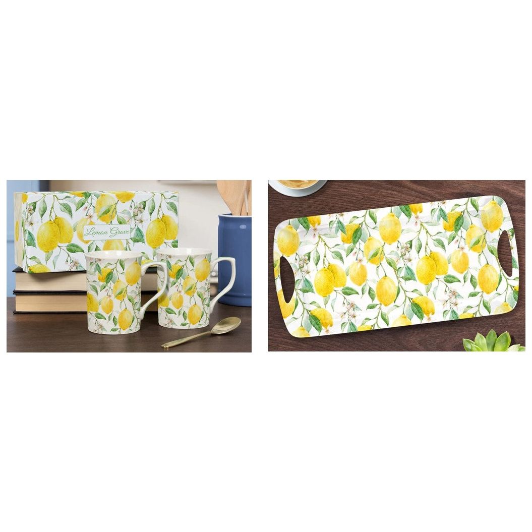 Lemon Grove Tea for Two Serving Set