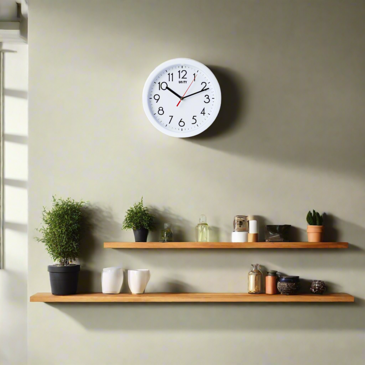 Hastings 22cm Wall Clock - White