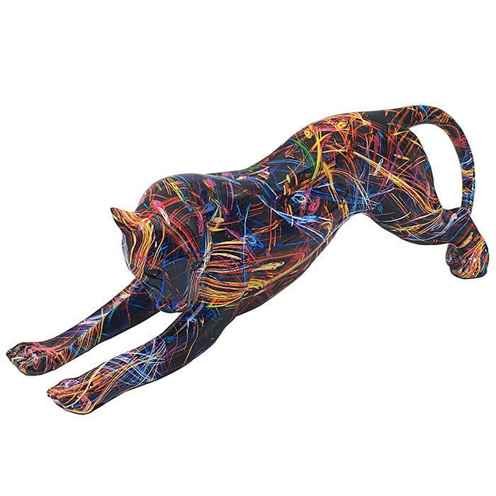 Multi-Coloured Cheetah Figurine