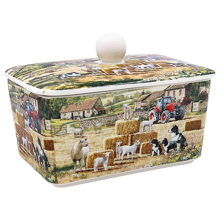 Collie &amp; Sheep Butter Dish