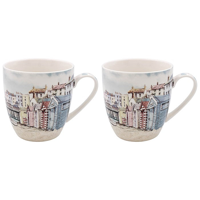 Sandy Bay Fine China Mugs Set of Two