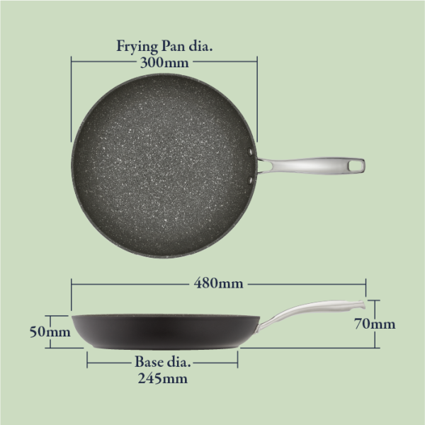 Stellar Rocktanium 30cm Non-Stick Frying Pan