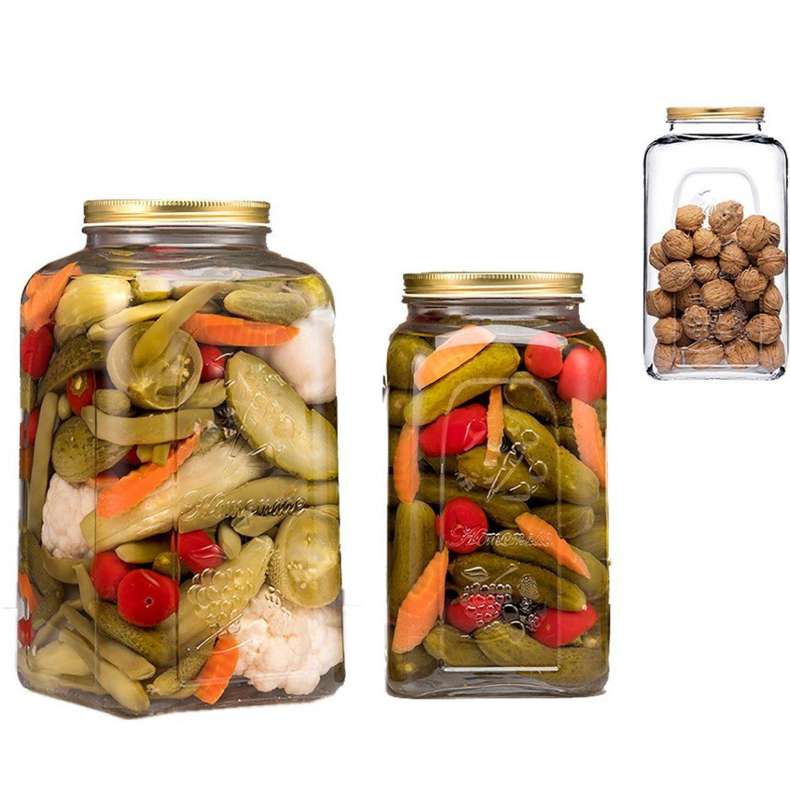 Glass Storage Jar With Lid - 3 Litre