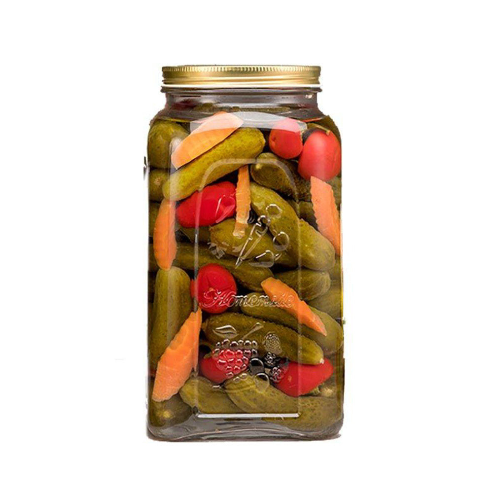 Glass Storage Jar With Lid - 3 Litre