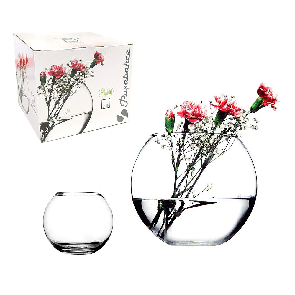 Glass Bowl Vase - 16cm