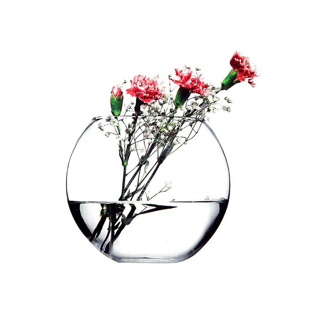 Glass Bowl Vase - 16cm