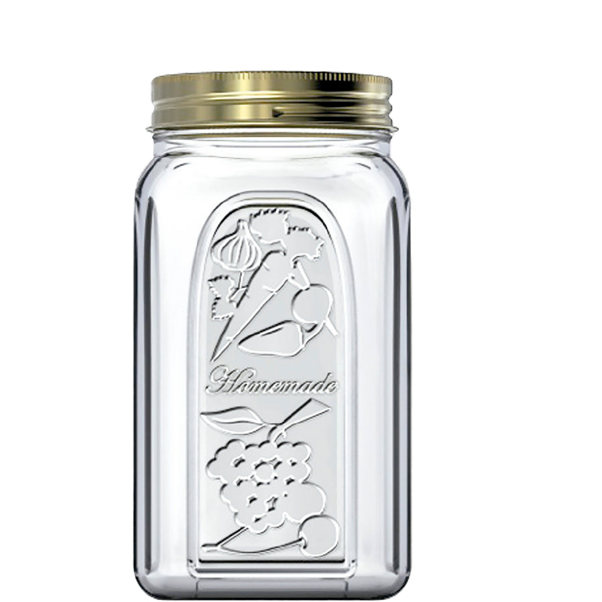 Glass Storage Jar With Lid - 1 Litre