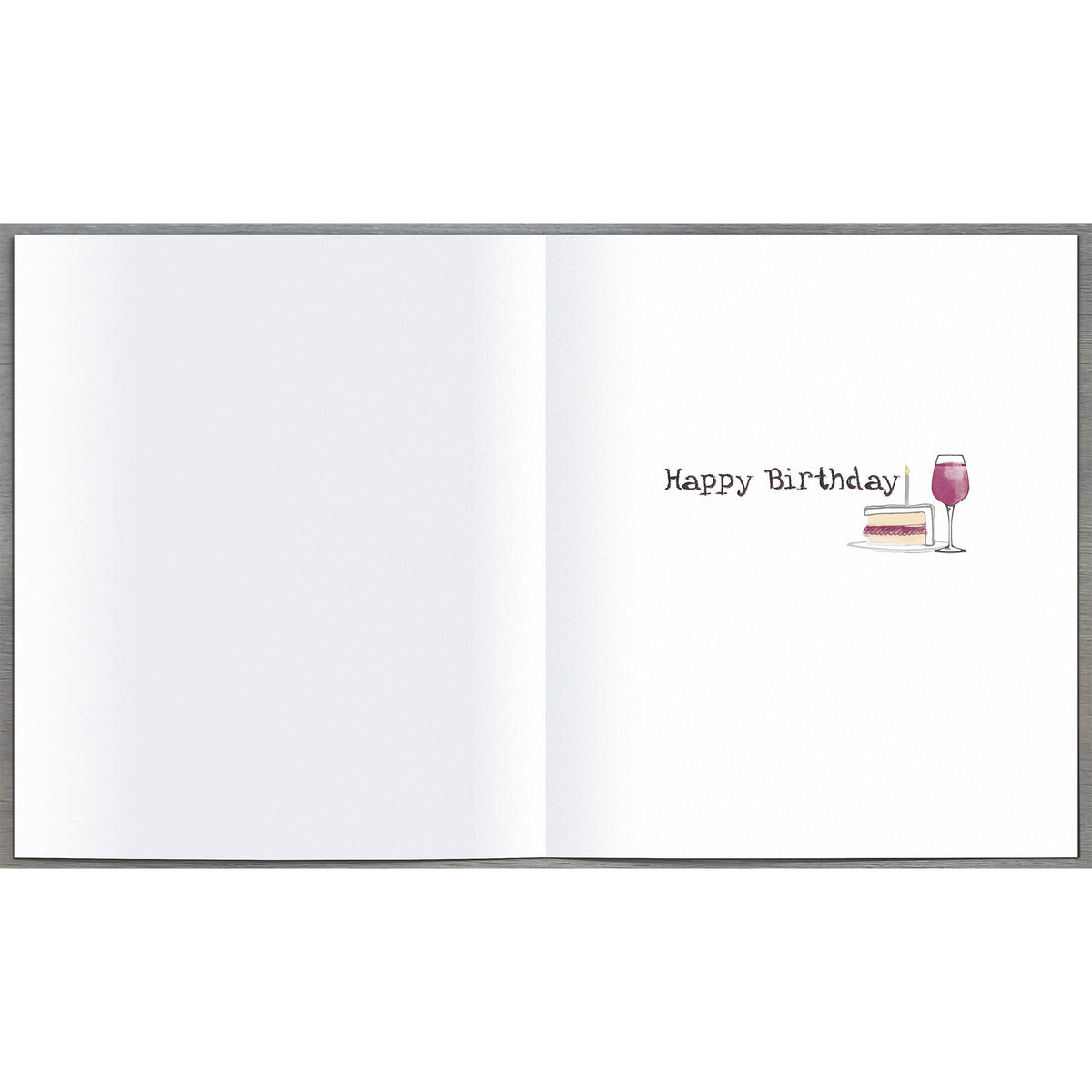 Wine Buff Humour Birthday Greetings Card