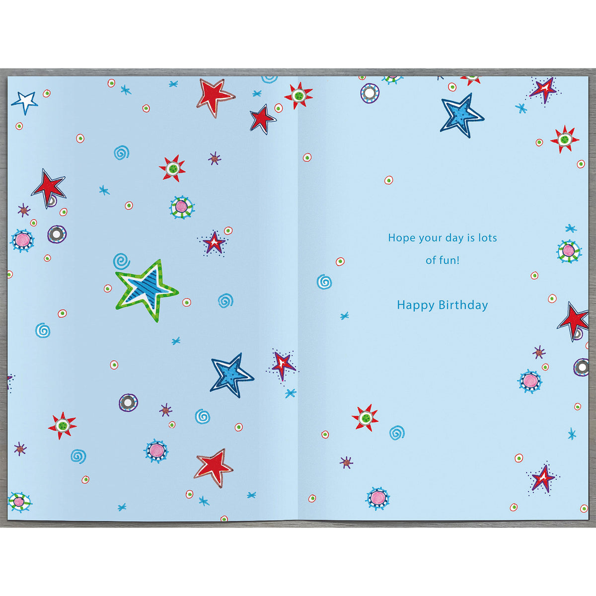 Birthday Boy Stars Greetings Card