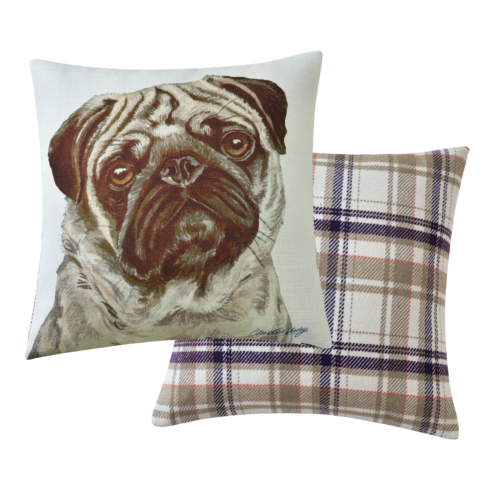 Pug Dog Cushion