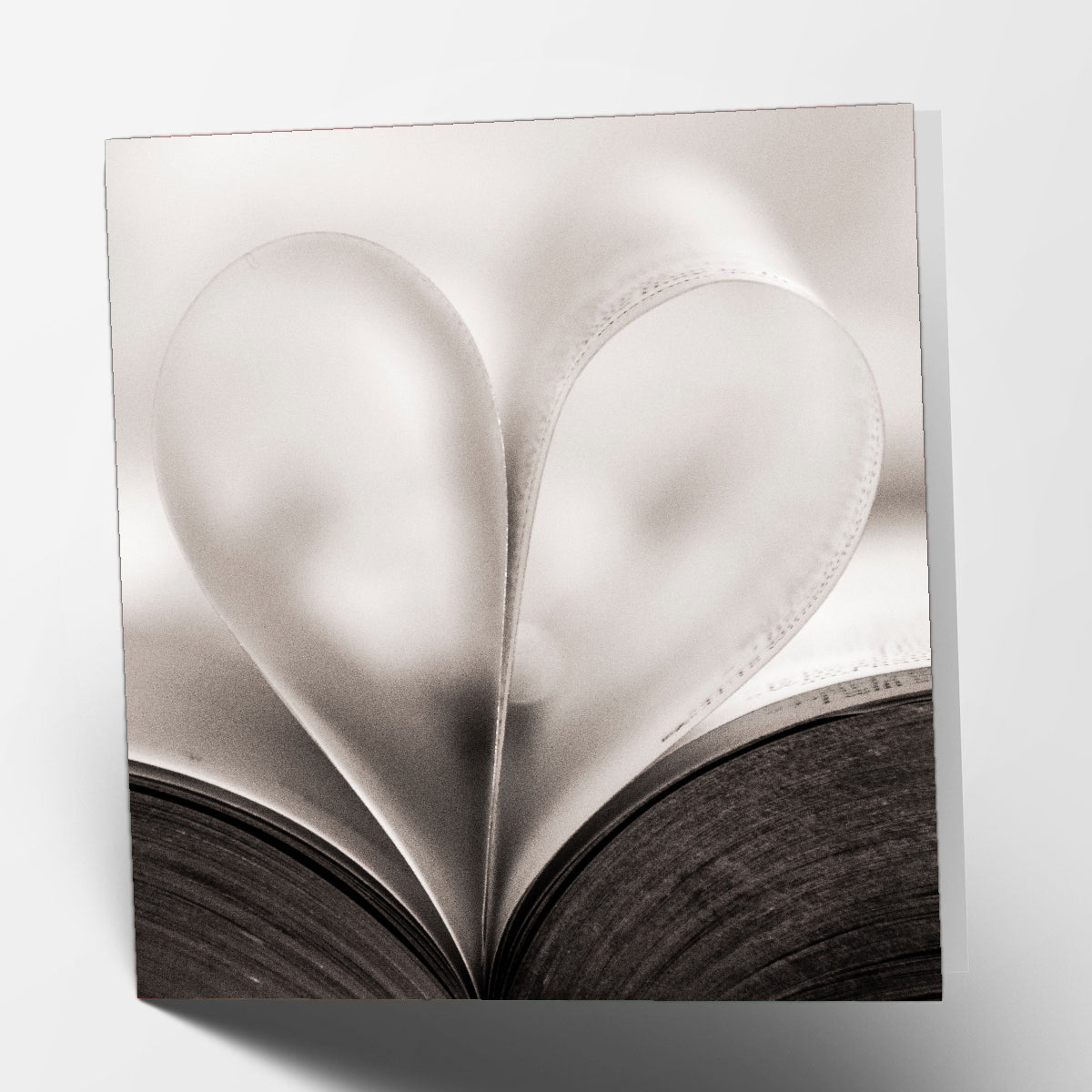 Book Heart Card