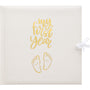 Baby Keepsake Record Book in White