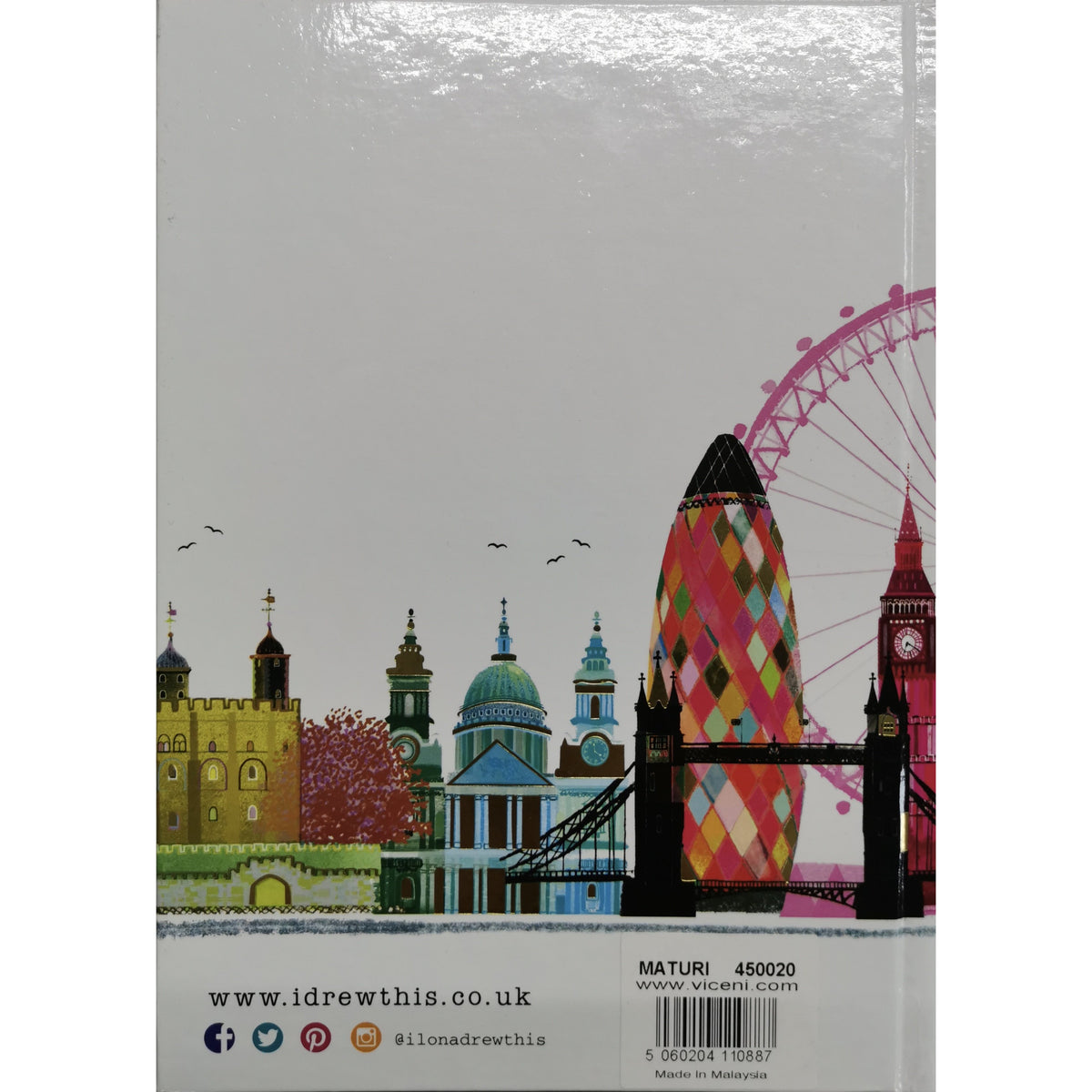 London Scene A5 Hardback Notebook