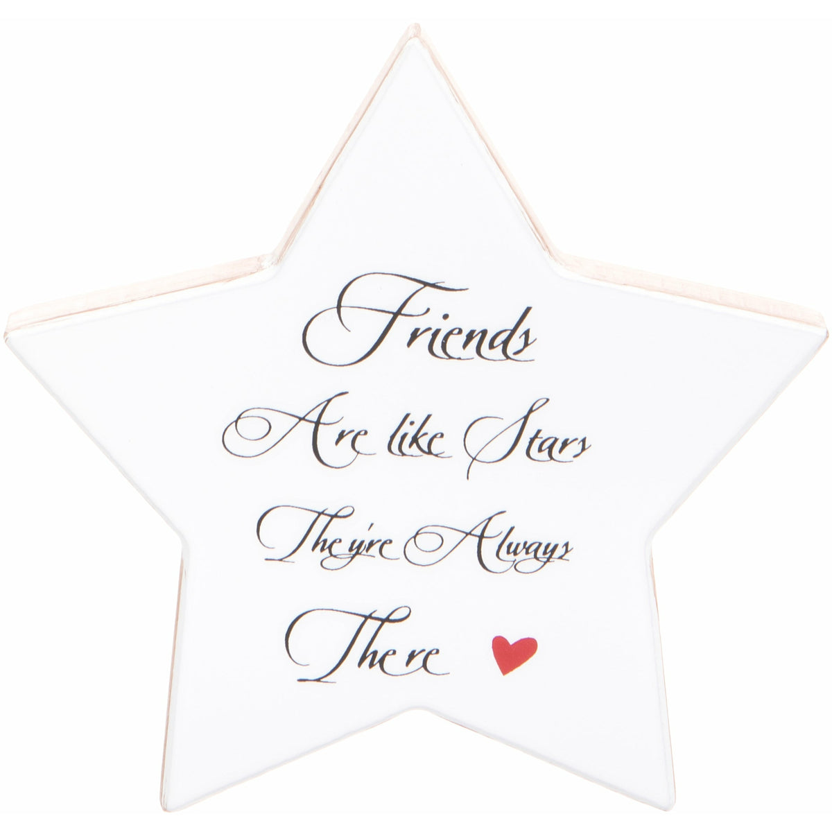 Friends Star Plaque 16 x 16cm