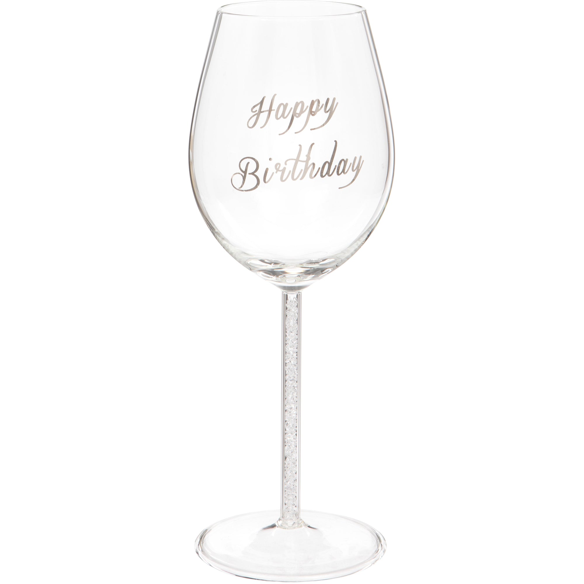 Happy Birthday Wine Glass