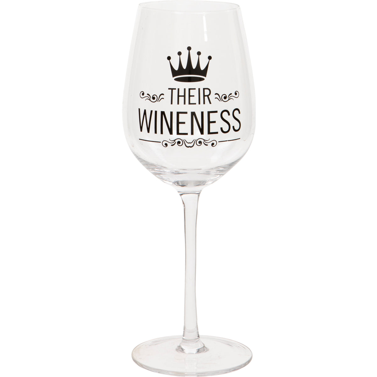 Their Wineness Wine Glass