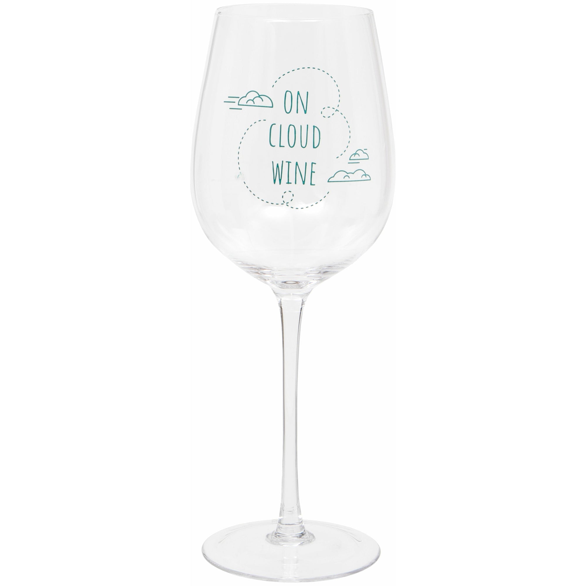 'On Cloud Wine' Wine Glass