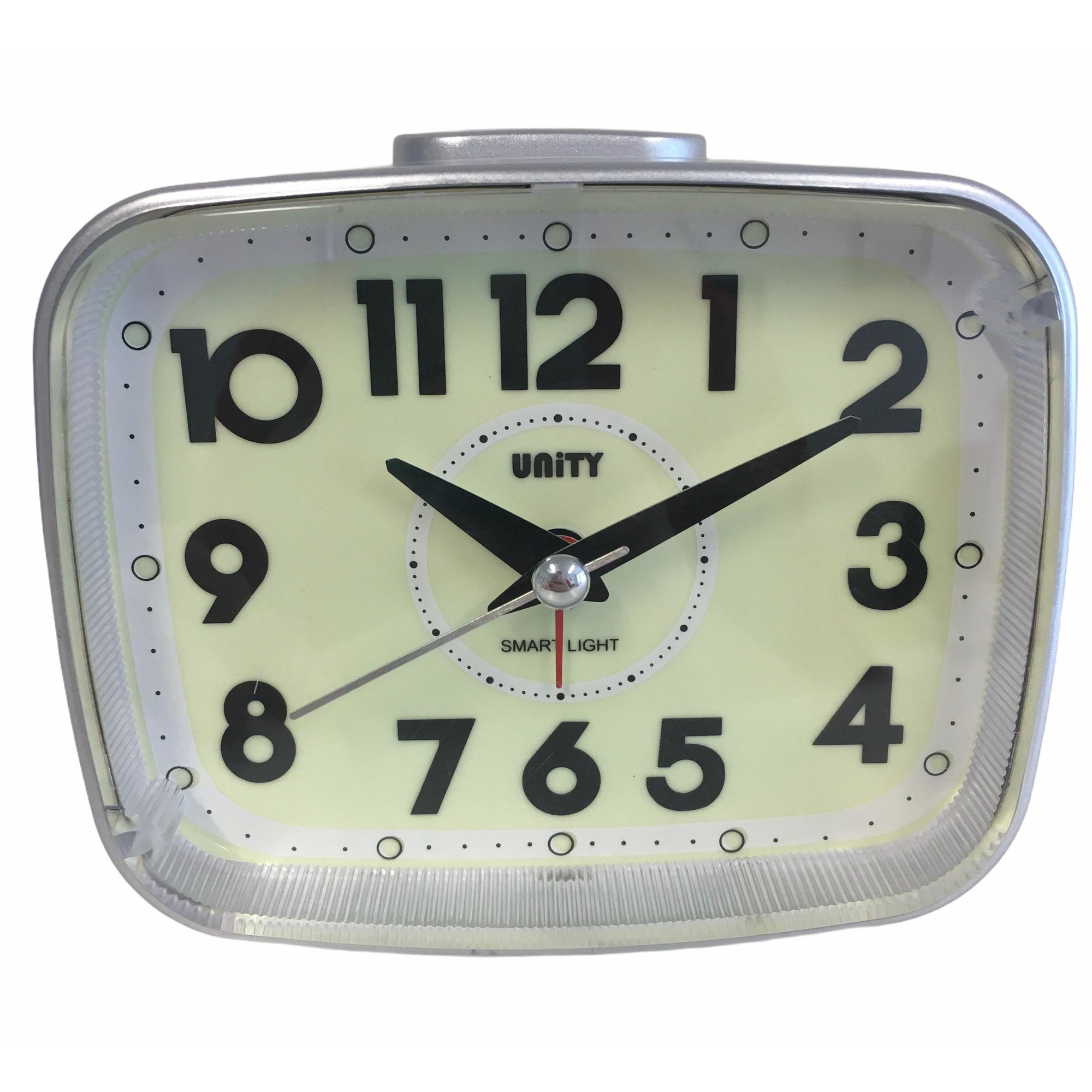 Super Luminous Alarm Clock in White