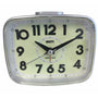 Super Luminous 12cm Alarm Clock - White