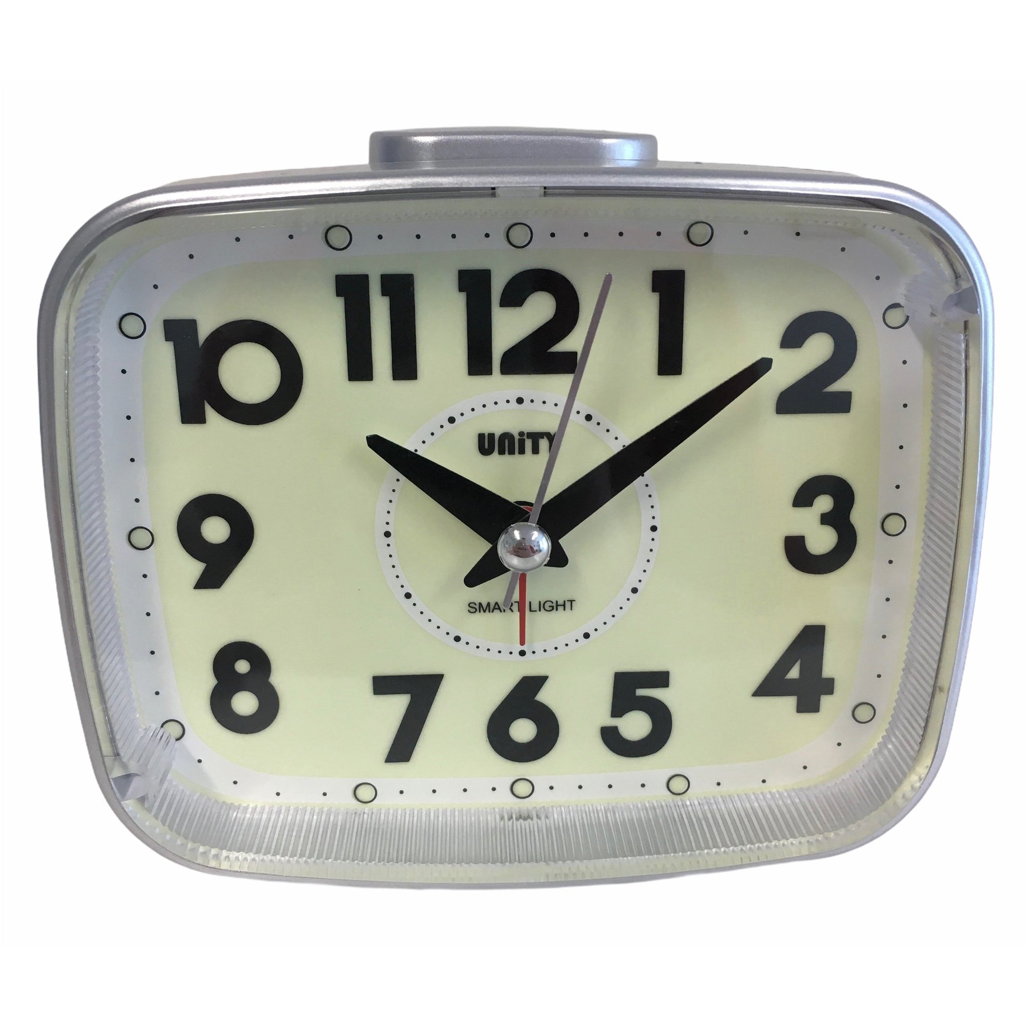 Super Luminous Alarm Clock in Silver