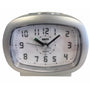 Beep 9cm Alarm Clock - Silver